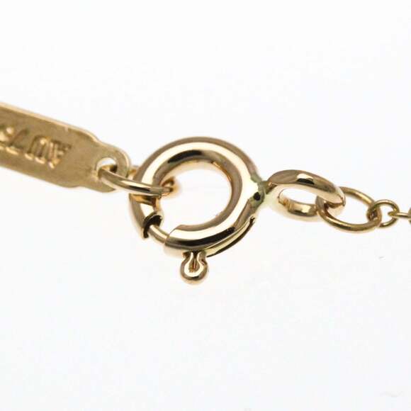 TIFFANY 18k Gold Diamond Heart Necklace